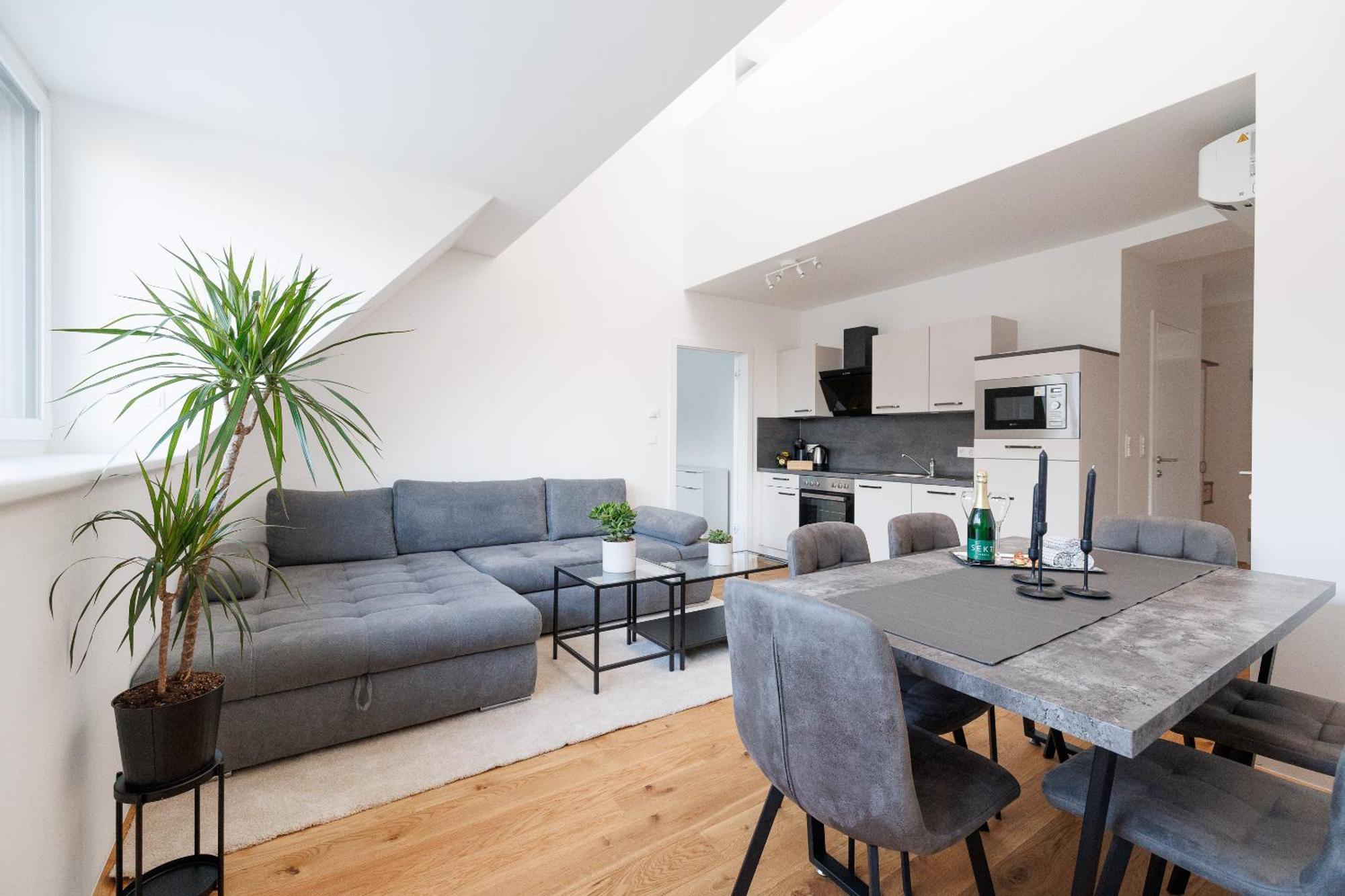 Symphony Apartments 41 - Modern Loft With Terrace And Grill In Central Location Відень Екстер'єр фото